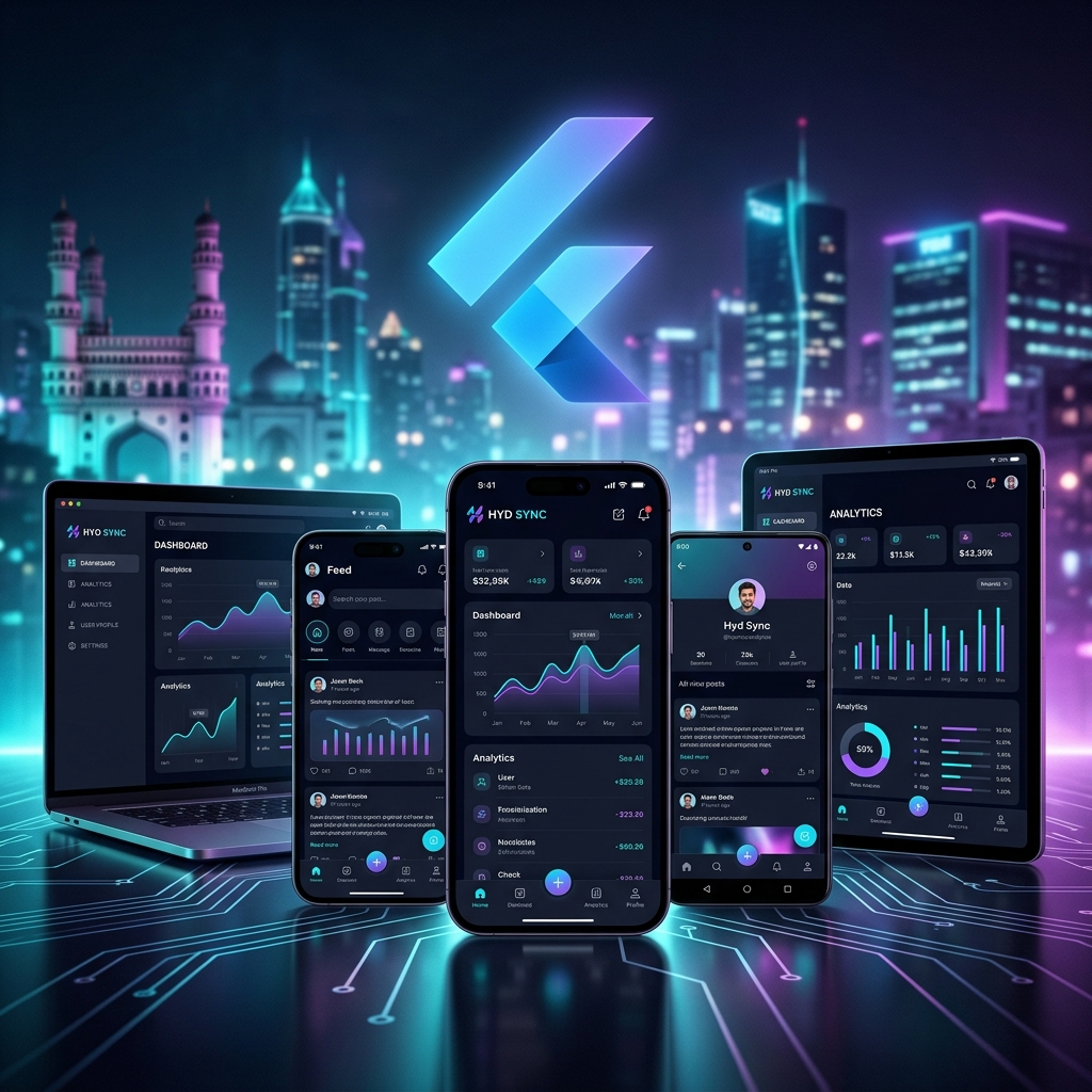 Flutter App Development Company Hyderabad | Cross Platform — Cletto Agency Hyderabad India